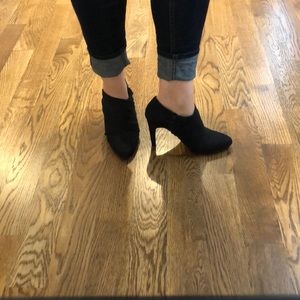 Great Condition Black Suede Booties Sz 8